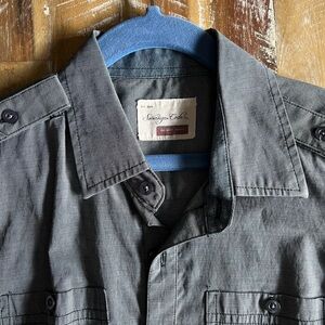 Gray Button-down Shirt size 8 for boy’s